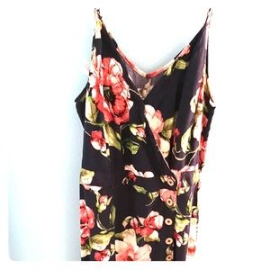 Merona floral button up sundress